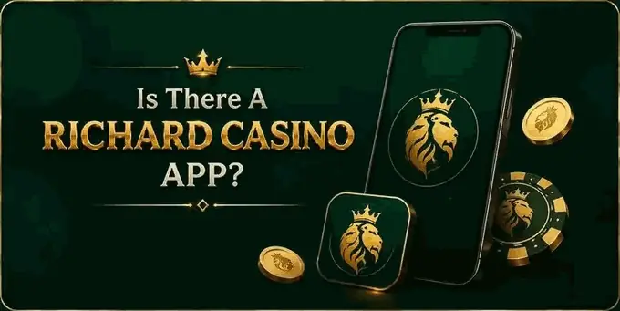 Is there a Richard Casino app? - a smartphone shown beside a Richard Casino app icon