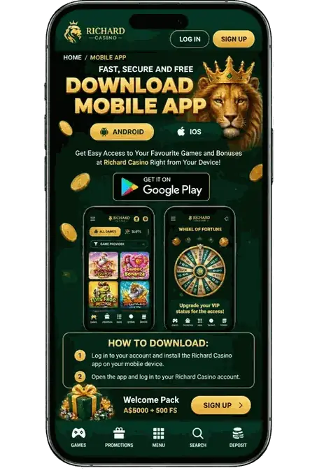 Richard Casino mobile app