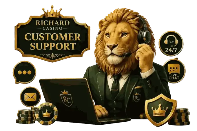 Richard Casino customer support - live chat, email and 24/7 help